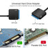 SATA to USB 3.0 Adapter, External Hard Drive Converter Cable for 2.5" 3.5" HDD, SSD with Power Supply...