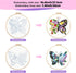 BREENHILL 2 Sets Embroidery Kit Starter with Pattern and Instructions, DIY Beginner Starter Cross Stitch Kit Include Embroidery Hoop, Needlework f...