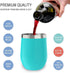 CHILLOUT LIFE 12 oz Stainless Steel Tumbler with Lid & Gift Box - Wine Tumbler Double Wall Vacuum Insulated Travel Tumbler Cup for Coffee, Wine, C...