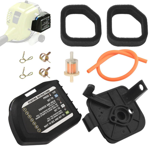 308649003 307191001 5687301 Air Filter & Cover Compatible with Ryobi RY251PH RY252CS RY253SS RY254BC 25CC 25.4cc String Trimmers Tune-Up Kit/Gas S...
