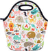 Neoprene Lunch Bag for Kids, Insulated Lunch Box Tote for Women Men Adult Teens Boys Teenage Girls Toddlers (Alphabet Animals)...