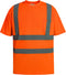 High Visibility Safety T Shirts Short Sleeve, Hi Vis Reflective Construction Work Shirts with Reflective Strips and Front Pocket, ANSI/ISEA Class ...