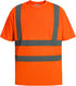 High Visibility Safety T Shirts Short Sleeve, Hi Vis Reflective Construction Work Shirts with Reflective Strips and Front Pocket, ANSI/ISEA Class ...