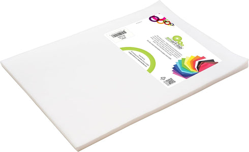 Craft Fabric 12 x 18 Inch Sheets, White, Pack of 45, Perfect for Schools, Crafts, Art, Bulletin Board, Teacher Classrooms, Outlasts Paper...