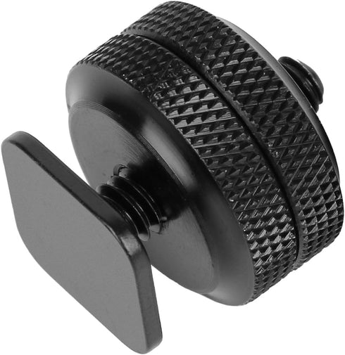 Chromlives Cold Shoe Mount Hot Shoe Mount Adapter 1/4'' Hot Shoe Flash Shoe Mount for DSLR Camera Flash Shoe Mount, Combo 4 Pack...