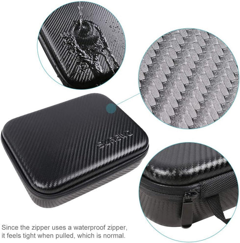 SUREWO Surface-Waterproof Carrying Case Compatible with GoPro Hero 12/11/10/9/8/7/(2018)/6/5 Black,DJI Osmo Action,AKASO/Campark/YI Action Camera ...