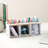 Juvale Rustic-Style Desk Pencil Holder with 3 Compartments - Farmhouse Decor and Wooden Organizer for Pen and Office Accessories...