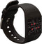 getDigital Binary Wrist Watch for Professionals with LED Lights - A Black Digital Clock That depicts The time as Binary Code...