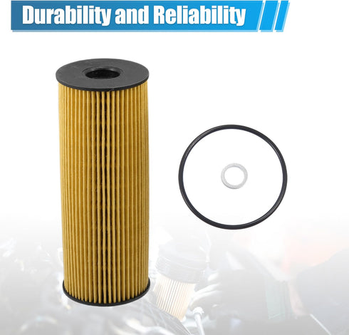 X AUTOHAUX Engine Oil Filter No.A1041800109/A1041840825/A1041840325 for Mercedes-Benz W124 W210 A124 C124 S124...