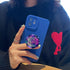 Multi-Function Cell Phone Stand, Mandala Purple Galaxy Expanding Stand Grip for Smartphones and Tablets (4 Pack), PENGY-46...