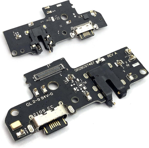 USB Charger Charging Port Dock Connector Ribbon Flex Cable PCB Board Compatible with Moto G50 XT2137 6.5inch...