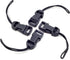 Padwa Lifestyle 4 Pcs Black Quick Release Camera Strap QD Loops Connector Adapter - Camera Quick Release Clip Compatible for All Compact Digital C...