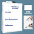 SUNEE Small Dry Erase Board with Hanging, 12x16 Magnetic White Board with Marker, Double-Sided Dry Erase Whiteboard for Students - Planning, Drawi...