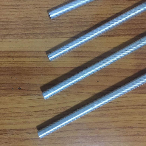 DIY Lamp Repair Hardware Assortment of Hardware with 12"Lamp Pipe Nipples, 24 Washers, 24 Lock Nuts, Lamp Pipe Lamp Rod Accessories(Silvery)...