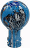 Acrylic Gear Shift Knob Graffiti Pattern Gear Shift Knob Stick Manual Transmission Gear Stick Lever Shifter Knob 3 Adapters...