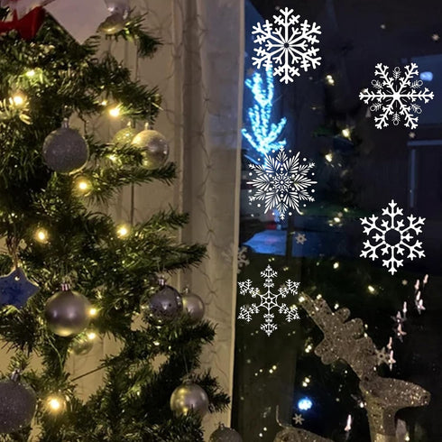 25PCS Christmas Snowflake Stencils for Painting, Winters Snow Stencil Snowflake Paint Window Template for Drawing on Window Glass Card DIY Craft P...
