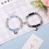 2pcs Couple Bracelets, Magnetic Butterfly And Moon Matching Bracelets Mutual Attraction Valentine Relationship Love Heart Bracelets Friend Jewelry...