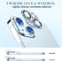 Goton for iPhone 15 Plus/iPhone 15 Camera Lens Protector, Bling Tempered Glass Camera Screen Protector Glitter Diamond Metal Lens Cover for 15 Plu...