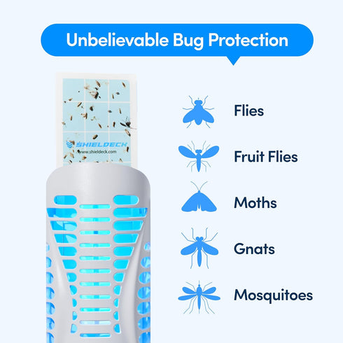 BuzzTrap Refills - 8-Pack Sticky Pads - Indoor Flying Insect Trap - Plug-in Fly, Fruit Fly, Gnat, and Mosquito Trap (8 Refills - No Device)...