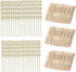 500 Pcs Bamboo Cocktail Appetizer Forks Food Fruit Picks Set 200 Pcs Sandwich Skewer Picks & 300 Pcs Mini Wooden Cocktail Fruit Forks Cheese Wood ...