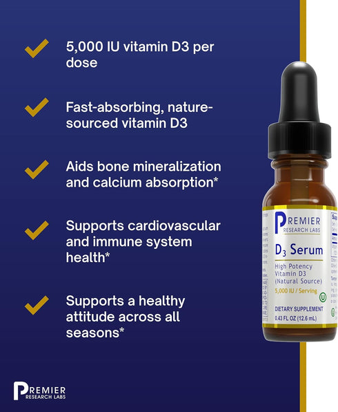 Premier Research Labs D3 Serum, 0.43 fl.oz...