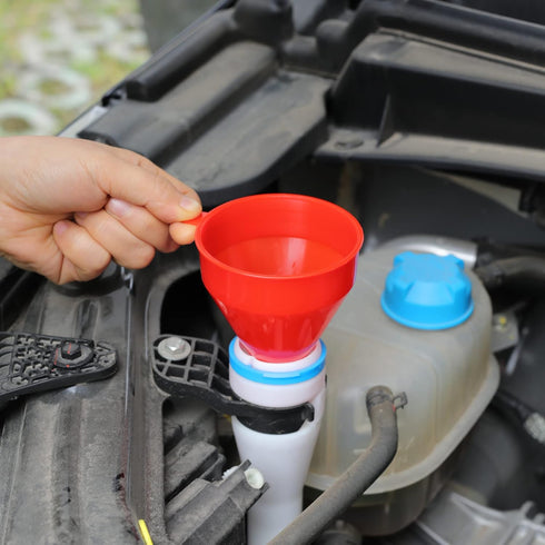 Flexible Fuel Funnel with Long Hose Plastic Small Wide Mouth Filling Funnel Car Funnel for Engine Oil Gas Fuel Gasoline Diesel Water Fluid Liquid ...
