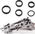 68191356AA Engine Oil Filter Housing O Ring Seal kit(5PCS) Chrysler 200 300 Pacifica Voyager Dodge Charger Grand Caravan Jeep Cherokee Gladiator W...