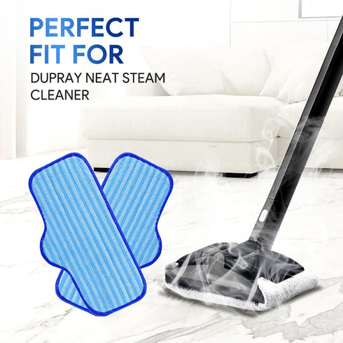 KEEPOW Microfiber Pads for Dupray Neat Steam Cleaner, 3 Pack Washable Pads...