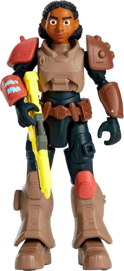 Mattel Disney and Pixar Lightyear Jr. Zap Patrol Izzy Hawthorne Action Figure, 12 Points of Articulation & Accessories, 5-in Scale...