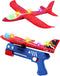 1 Pack Airplane Launcher Toys LED Foam Glider Flight Plane Toy 1 Launcher for 5 6 7 8 Year Old Boy Girls Birthday Gift(1+1,49ft Range)...