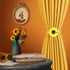 1 Pair Sunflower Curtain Magnetic Tiebacks Non-Woven Fabric Countryside Rural Style Curtain Tie Holdbacks Accessories...