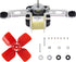BlueStars 482731 Refrigerator Evaporator Fan Motor Kit - Compatible with Whirlpool Kenmore Refrigerators/Freezers - Replaces 0056801 1100473 PS376...