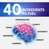Brain Supplements for Memory and Focus, Nootropic Support for Concentration, Clarity, Energy, Brain Health with Bacopa, Cognitive Vitamins, Phosph...