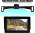 B-Qtech Car License Plate Backup Camera, Rear View Camera Waterproof HD Color Night Vision Wide Viewing Angle, Back Up Camera for Car/Truck/Pickup...