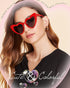 FEISEDY Vintage Heart Shaped Sunglasses Women Stylish Love Eyeglasses B2421-P1...
