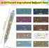 10 Pcs Inspirational Ballpoint Pens Motivational Quote Pens Retractable Funny Pens Black Ink Pen Set with Stylus Tip Colorful Metal Encouraging Wr...