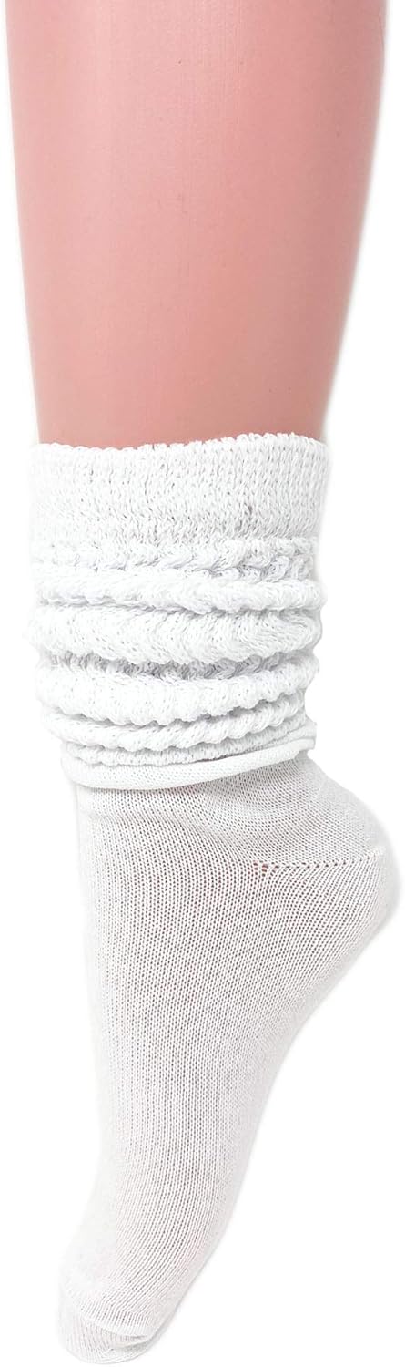 AWS/American Made Lightweight Slouch Socks 3 PAIRS Shoe Size 5-10...