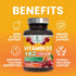Vitamin D3 K2 as MK-7 with 2000iu of D3 & 75mcg K2, Vitamin K2 D3 Bone Strength Supplements Support Calcium Absorbtion for Teeth & Bone Health + M...