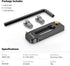 SMALLRIG Universal Low-Profile Quick Release NATO Rail Safety Rail 50mm/2inches Long with 1/4'' Screws for NATO Handle Camera Cage EVF Mount – BUN...