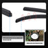 Pack-4 Windshield Wiper Blade Refills 26In, Black Car Wiper Blade, Universal Silicone Frameless Windshield Wiper Blade Refills for Most Cars Buses...