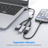 3 in 1 USB Splitter Cable, Portable USB 2.0 Hub for Charging, Data Transfer, Laptop, Mac......