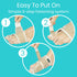 Vive Bunion Brace (Pair) - Big Toe Corrector Straightener with Splint - Hallux Valgus Pad, Joint Pain Relief, Alignment Treatment - Orthopedic Sle...