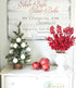 DearHouse 4 Pack Artificial Red Berry Stems Holly Christmas Berries for Festival Holiday Crafts and Home Decor, 19.5 Inches Burgundy Berry Floral ...