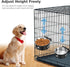 Crate Water Bowl No Spill, 2 Pack Hanging Dog Bowls for Kennel, Kennel Water Bowls Mountable, Dog Food Bowls for Crates, Large Stainless Steel Pet...