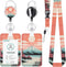 landscape Lanyards for Id Badges, Personalized Retractable Badge Holders with Keychain, Funny Id Card Holder Vertical ID Protector Clips for Women...