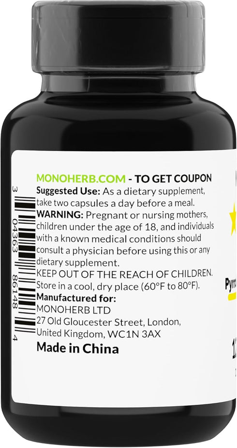 PQQ 40 milligrams - PQQ Supplement, Pyrroloquinoline Quinone, 120 Capsules with Omega 3...