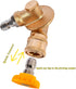 8 Pack 7 Angles Pressure Washer Pivoting Coupler Attachment Accessories Kit 1/4”Quick Connect 240 Degree Rotation,7 Power Washer Spray Nozzle Tips...