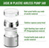 Airless Pump Jar 1.7oz, 50ml Airless Pump Bottles, Acrylic Moisturizer Pump for Thick Moisturizer, Skincare Cream (1.7fl.oz-1Pack)...