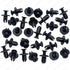 Rexka 30pcs Splash Shield Fender Liner Retainer Clips Rivet for Mazda 3, 6, 2, CX-5, CX-9, Speed6, Miata RX-8, Ford Fusion, Escape, Focus...