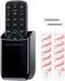 TotalMount Hole-Free Remote Control Holder – Eliminates Need to Drill Holes in Your Wall (Black, Quantity 1)...